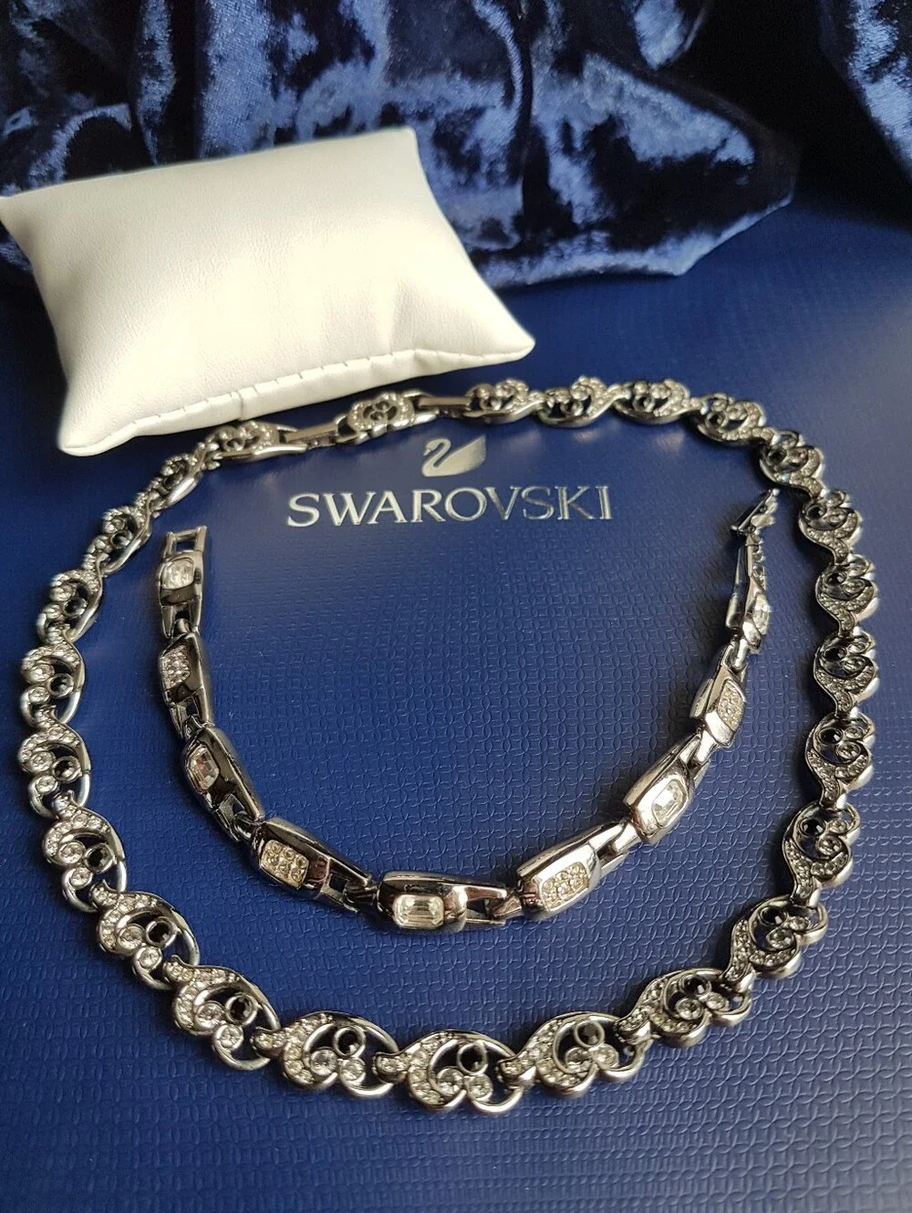 Swarovski authentic gunmetal